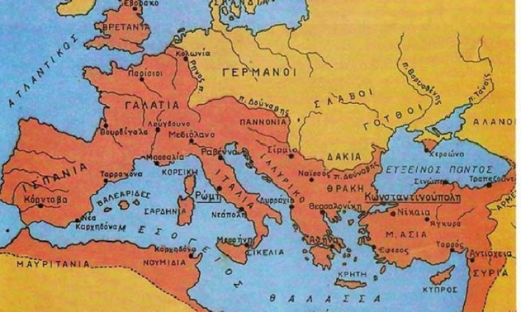 Ο χάρτης του Βυζαντίου