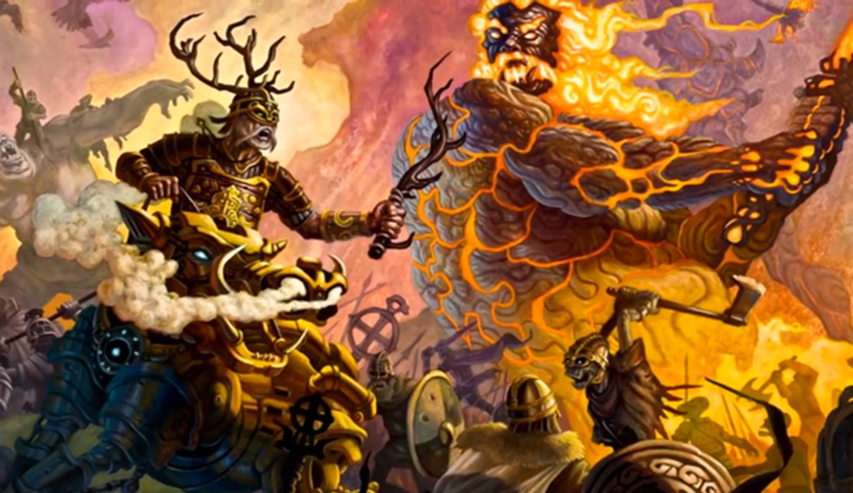 Αναπαράσταση του Ragnarok που θα έφερνε τη συντέλεια του κόσμου