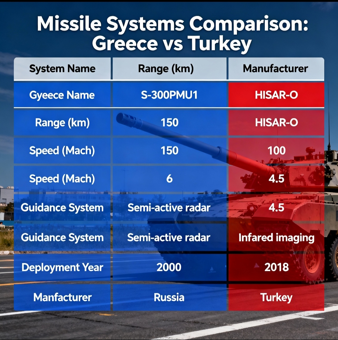 Σύγκριση συστημάτων S-300 και Hisar