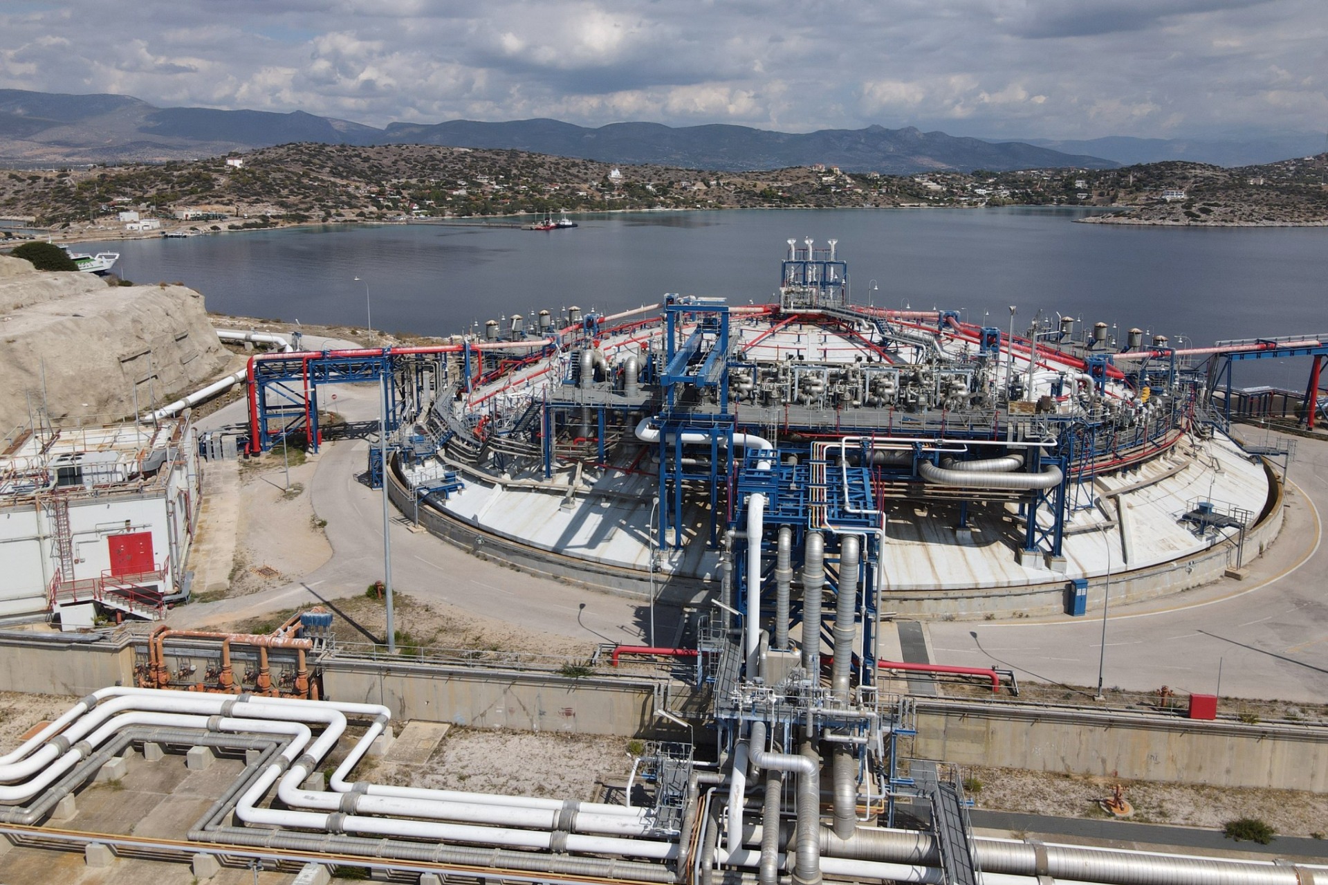Ο σταθμός LNG της Ρεβυθούσας