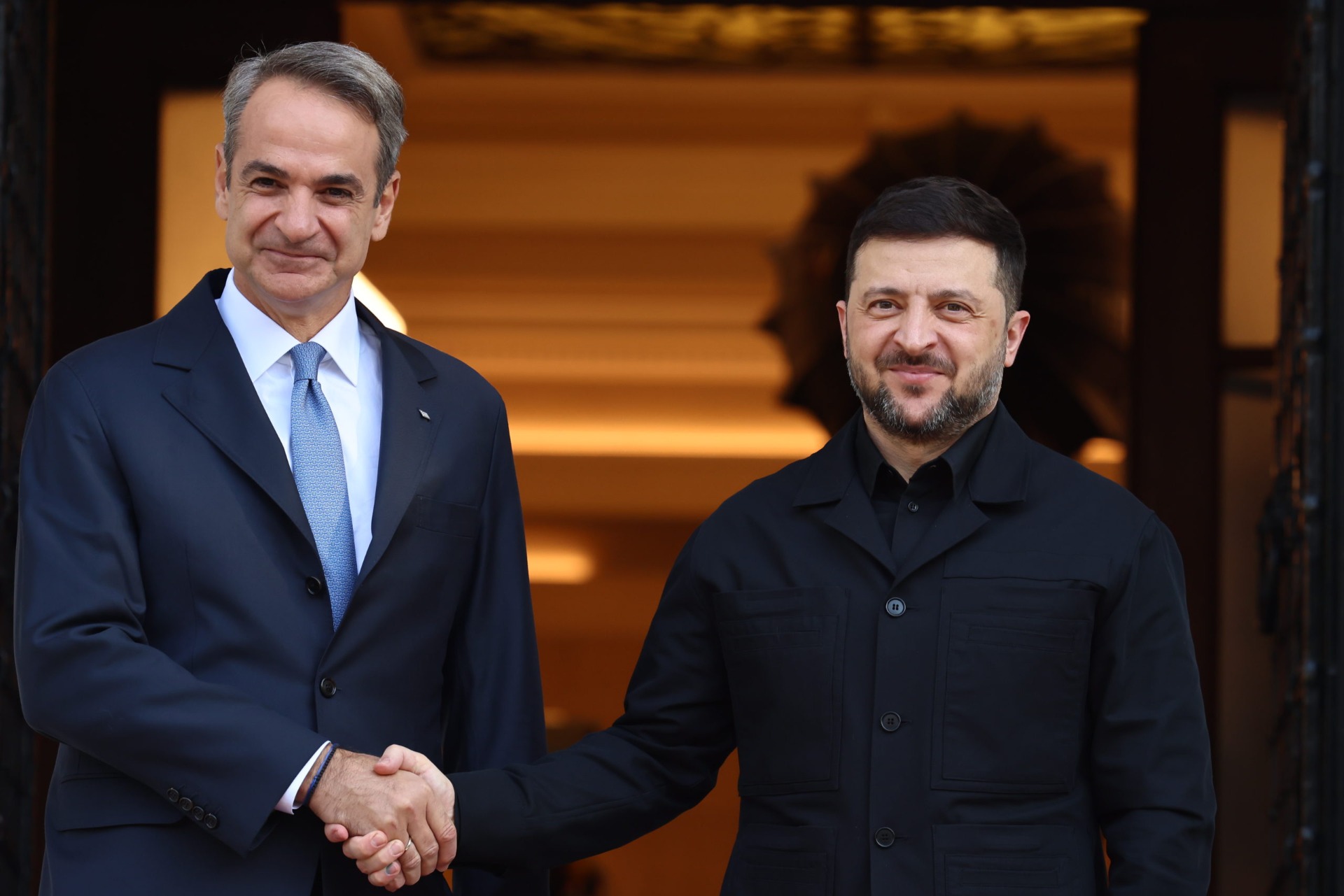 Κ. Μητσοτάκης και Β. Ζελένσκι